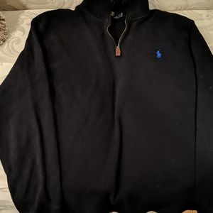 Men's 1/4 zip Polo pullover